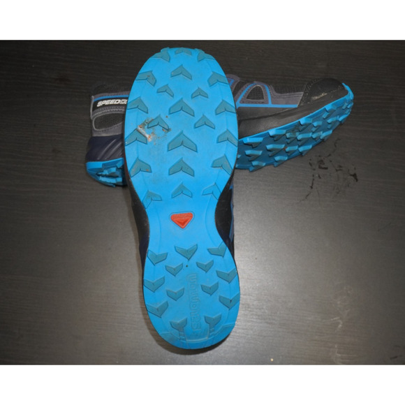 Salomon Speedcross Trail Running Shoes Black Blue Men’s 4 Women’s 5.5 - Picture 7 of 11